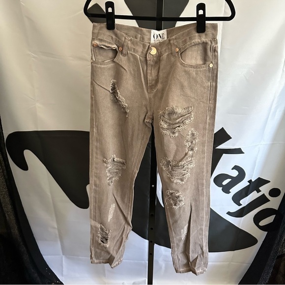 ONE Teaspoon Blush Awesome Baggies Jeans - Picture 8 of 14